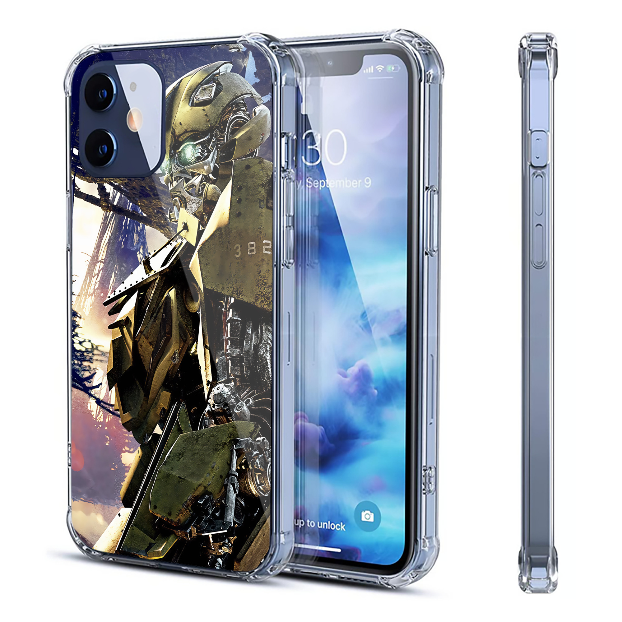 （画像用） Transformers トランスフォーマー 【iPhone 12シリーズ対応】透明スマホケース（クリアソフトケース）